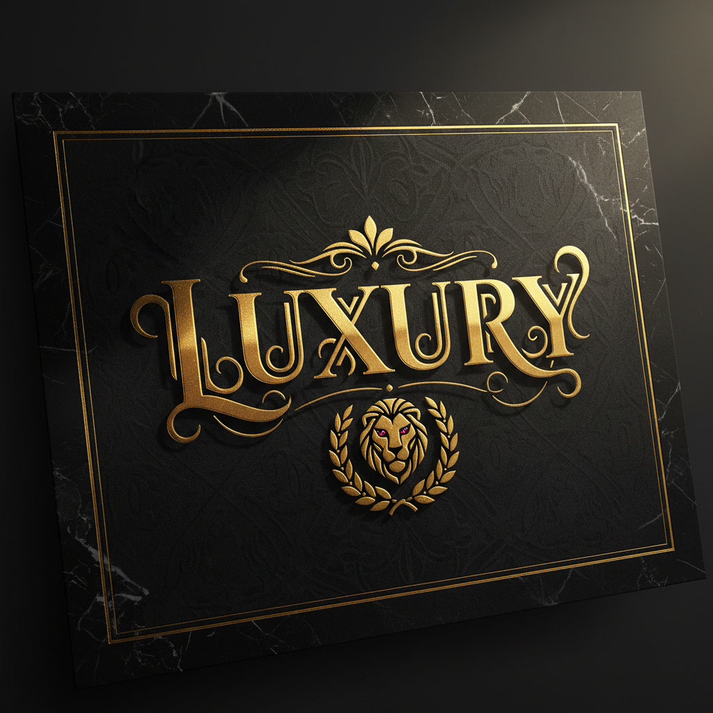 Luxury hotel lobby with ambient atmospheric lighting, sophisticated interior, deep warm shadows, premium environment