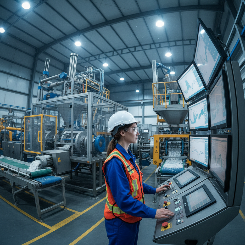 Priya Nair, plant operator at Newark plastics manufacturing facility