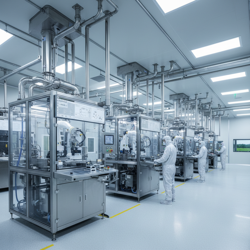 Small pharmaceutical CDMO laboratory with specialized chemistry equipment