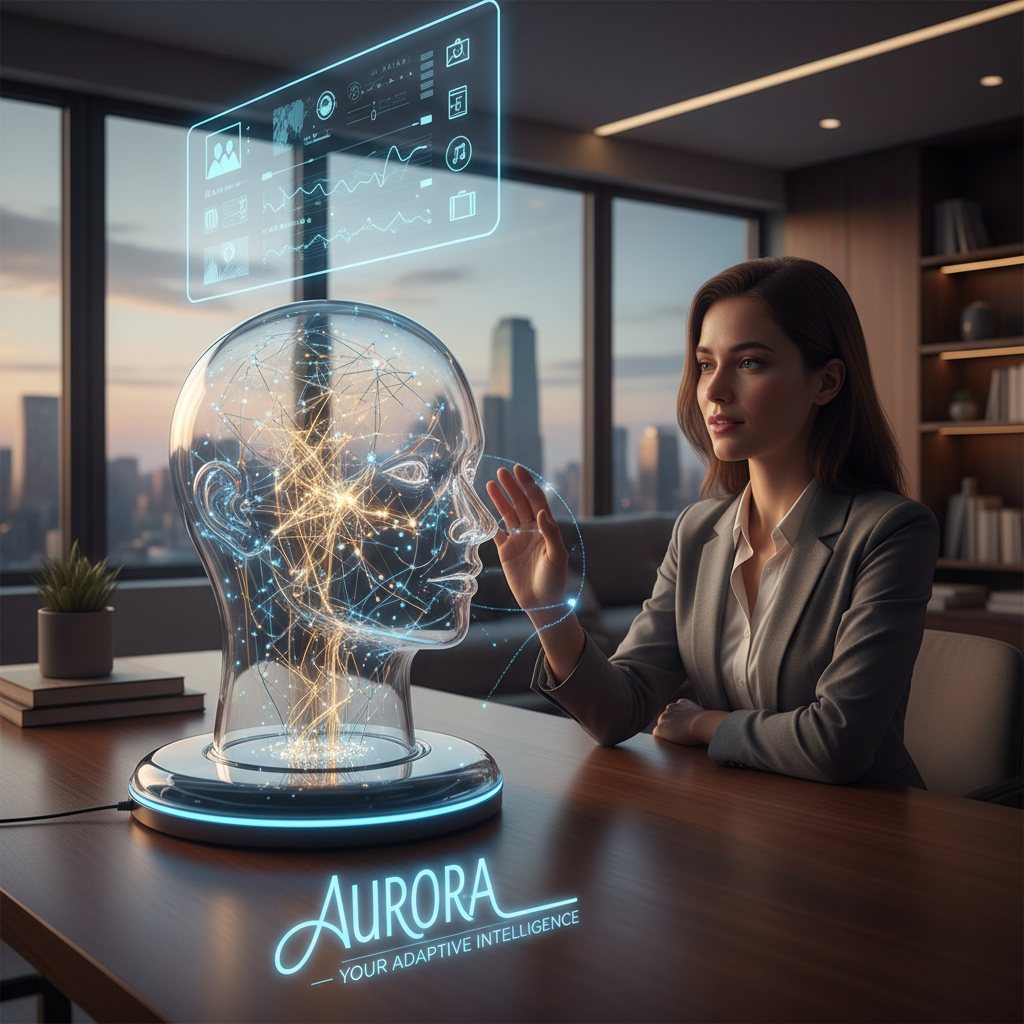 Soft glowing orb on dark background representing personal AI