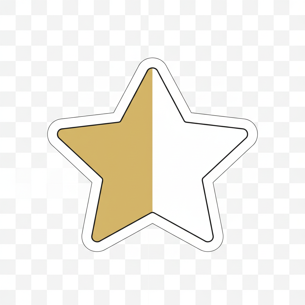 Empty star rating