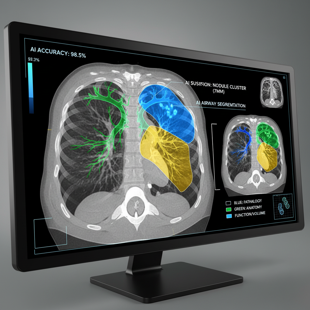 Brain scan visualization with neural network overlay showing AI analysis