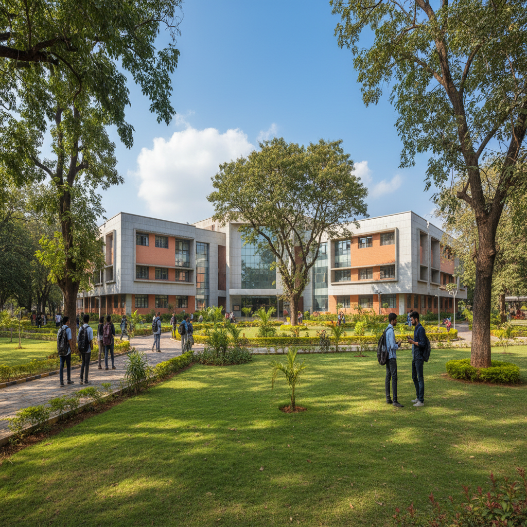 RV College of Engineering campus with modern academic blocks and green campus in Bengaluru