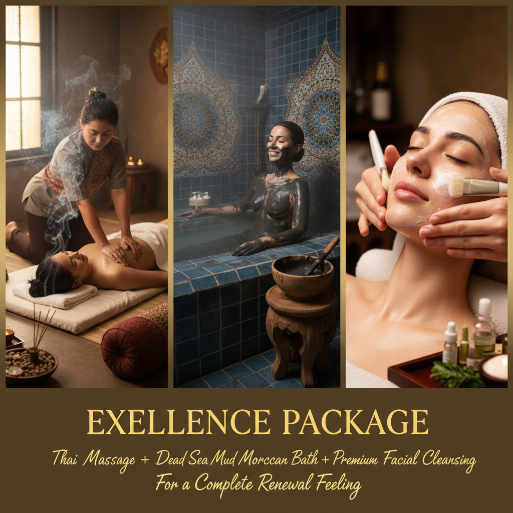 Combination massage package with custom massage and facial treatment