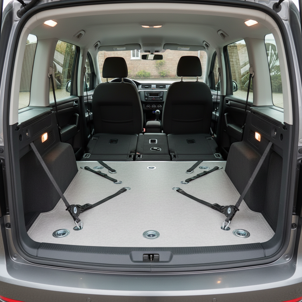 Full-size accessible van with multiple accessibility options