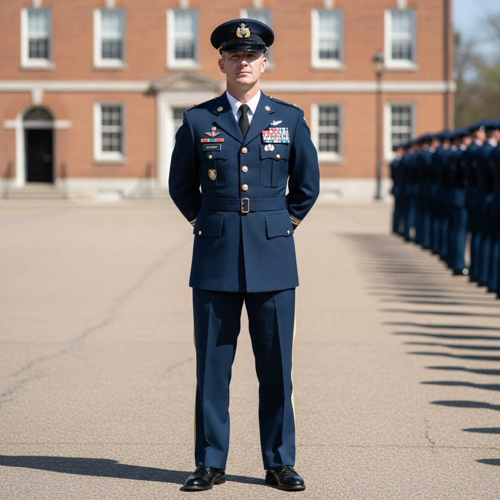 Brigadier General Marcus Holloway, Director of Air Domain Awareness, in military uniform