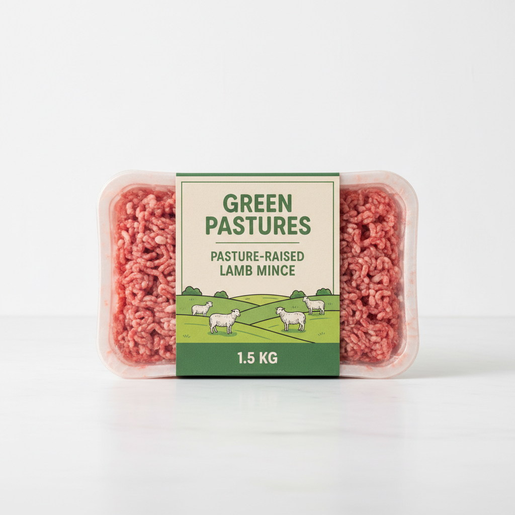 Lamb Mince — pasture-raised from Meadow and Moor farm, Sussex