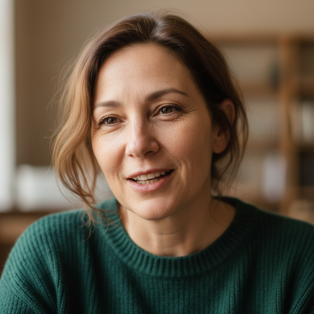 Portrait of Emily Rodriguez, satisfied client