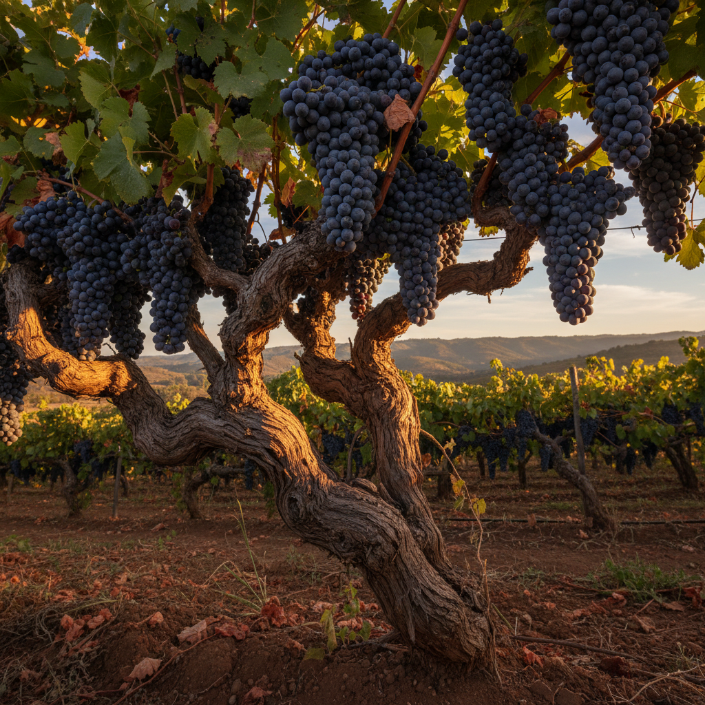 Cabernet Sauvignon vineyard in Napa Valley.