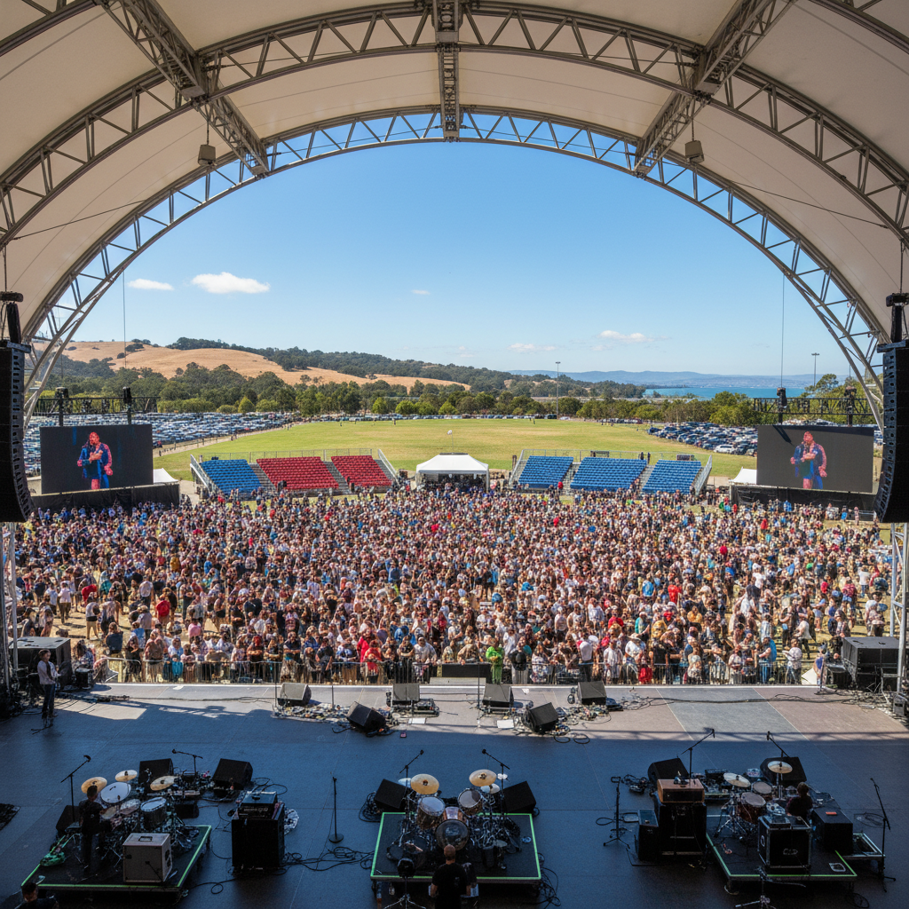 Neon Nights — Electronic Music Festival event at Shoreline Amphitheatre in Mountain View, CA