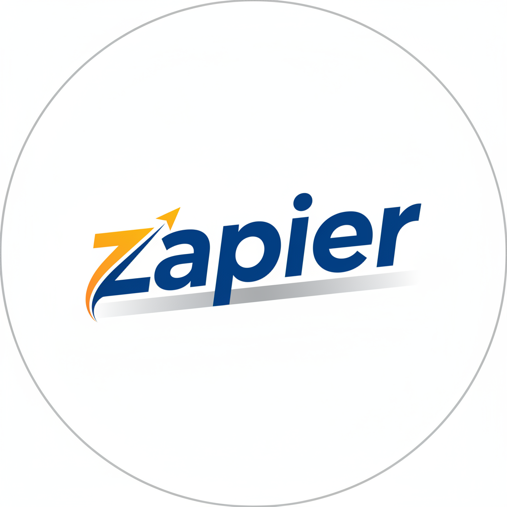 Zapier automation platform logo with lightning bolt symbol