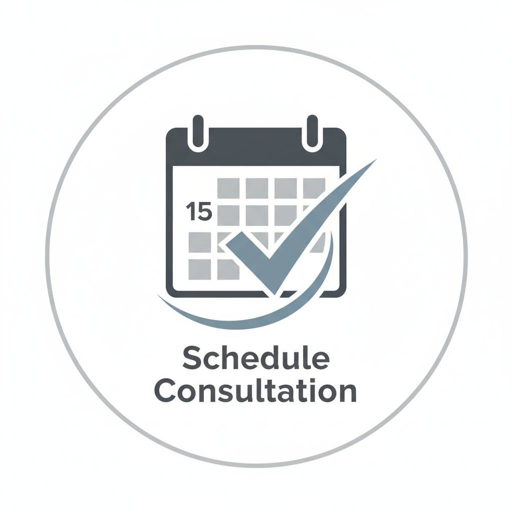 Calendar icon for scheduling consultation