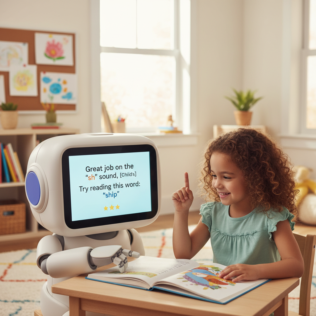 AI reading coach for children with personalized feedback