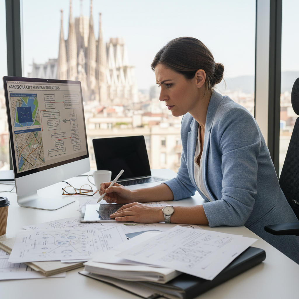 Laura Martínez, project manager expert in Barcelona permits and regulations