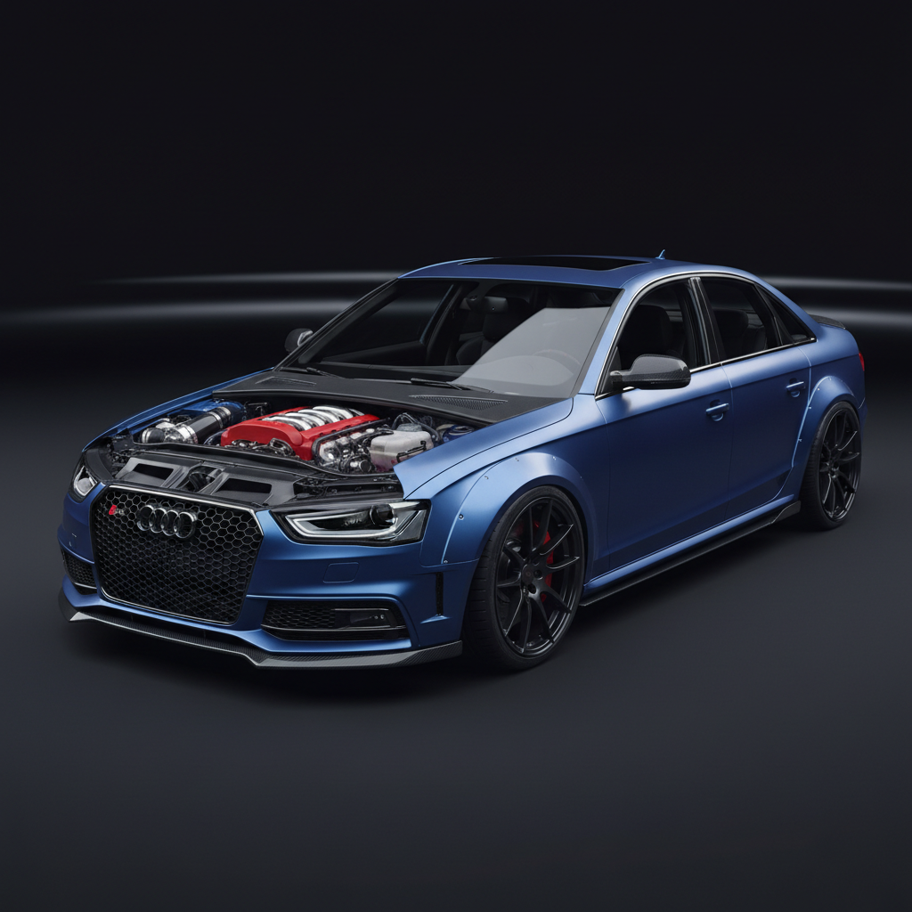 A4 B9 — DSG Service & Remap Stage 1 - before the service work was completed