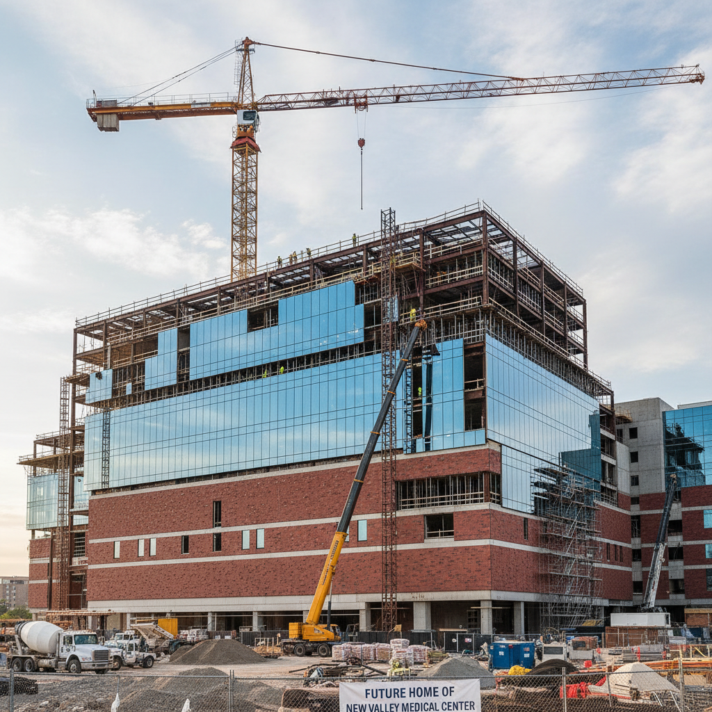 Hospital building exterior