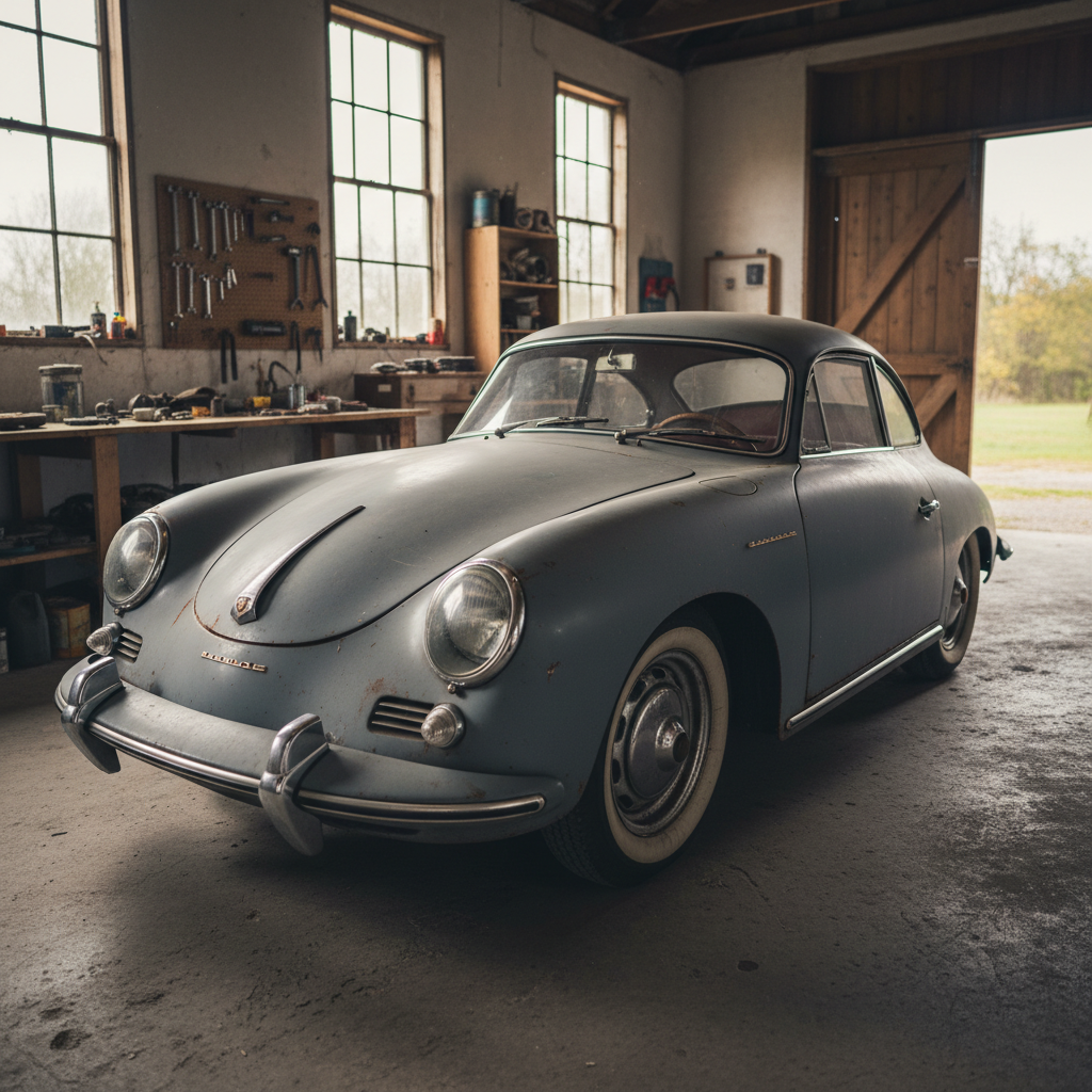 Garage kept 1958 Porsche 356A with original patina and aged but intact interior