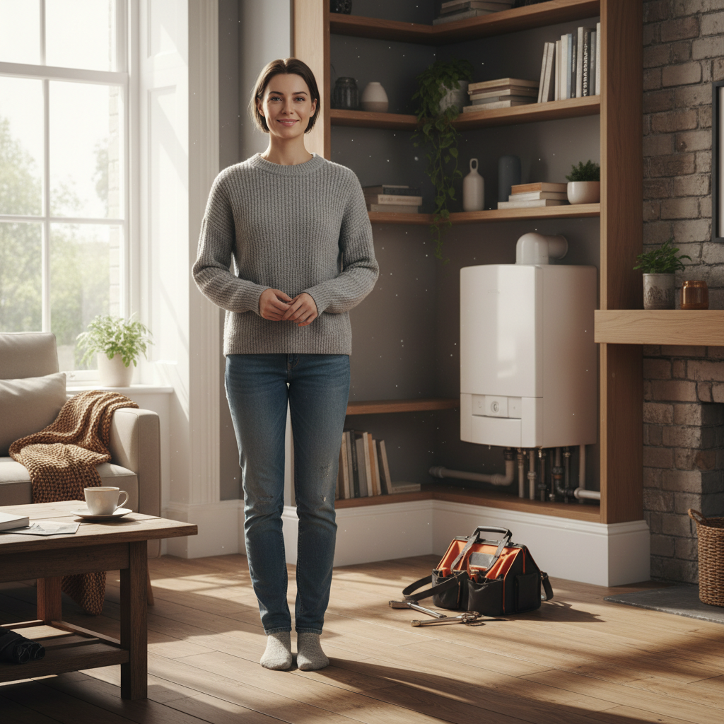 Helen Cartwright from Richmond who had her boiler repaired