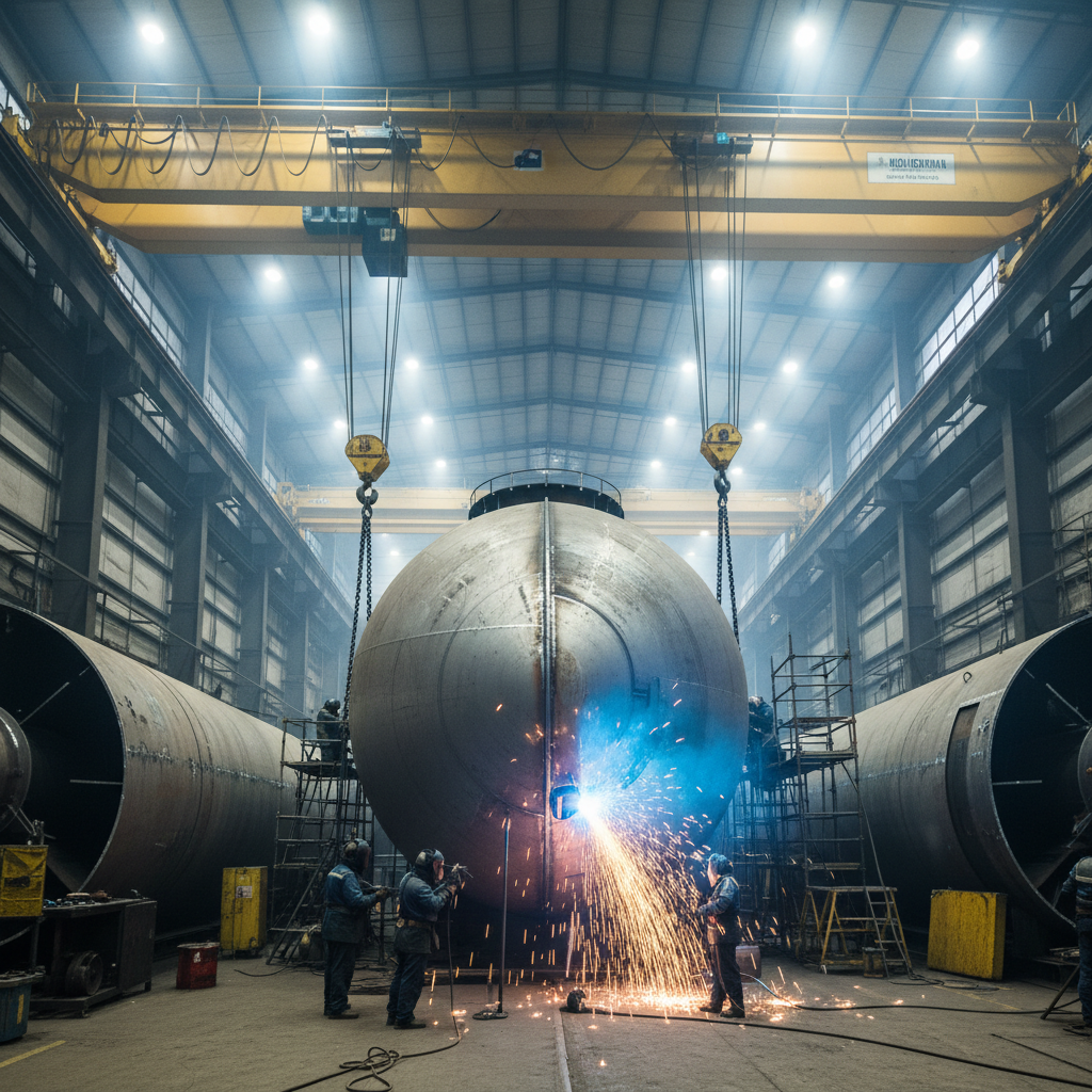 Industrial pipeline spool fabrication and assembly in manufacturing workshop