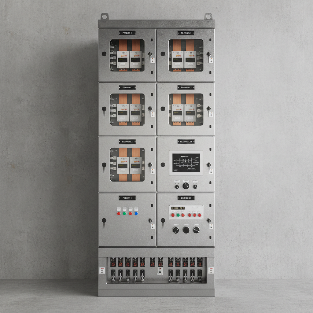 VCB panel with vacuum circuit breaker up to 66 KV for medium voltage switchgear and substation power distribution