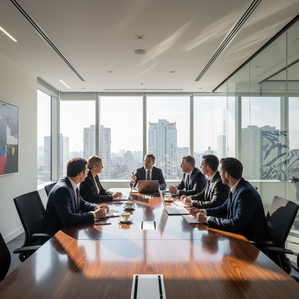 Finance professionals in Shanghai