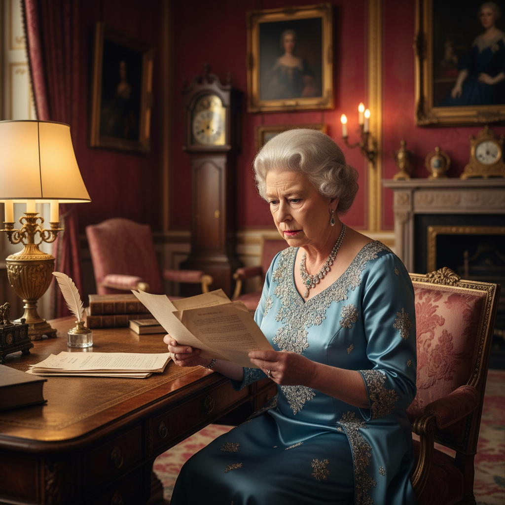 Person reading legal documents with concerned expression
