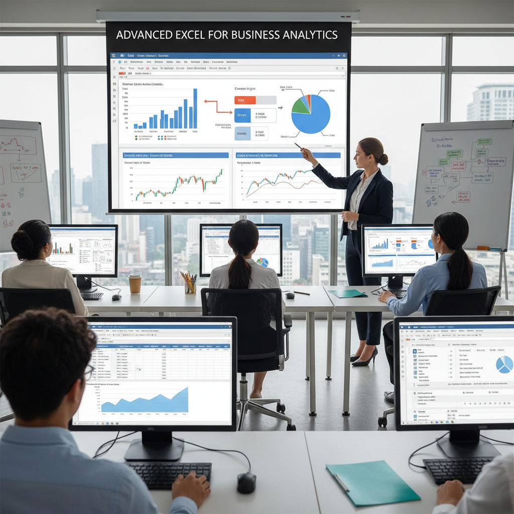 EduCASyon instructor leading an Advanced Excel financial modeling workshop