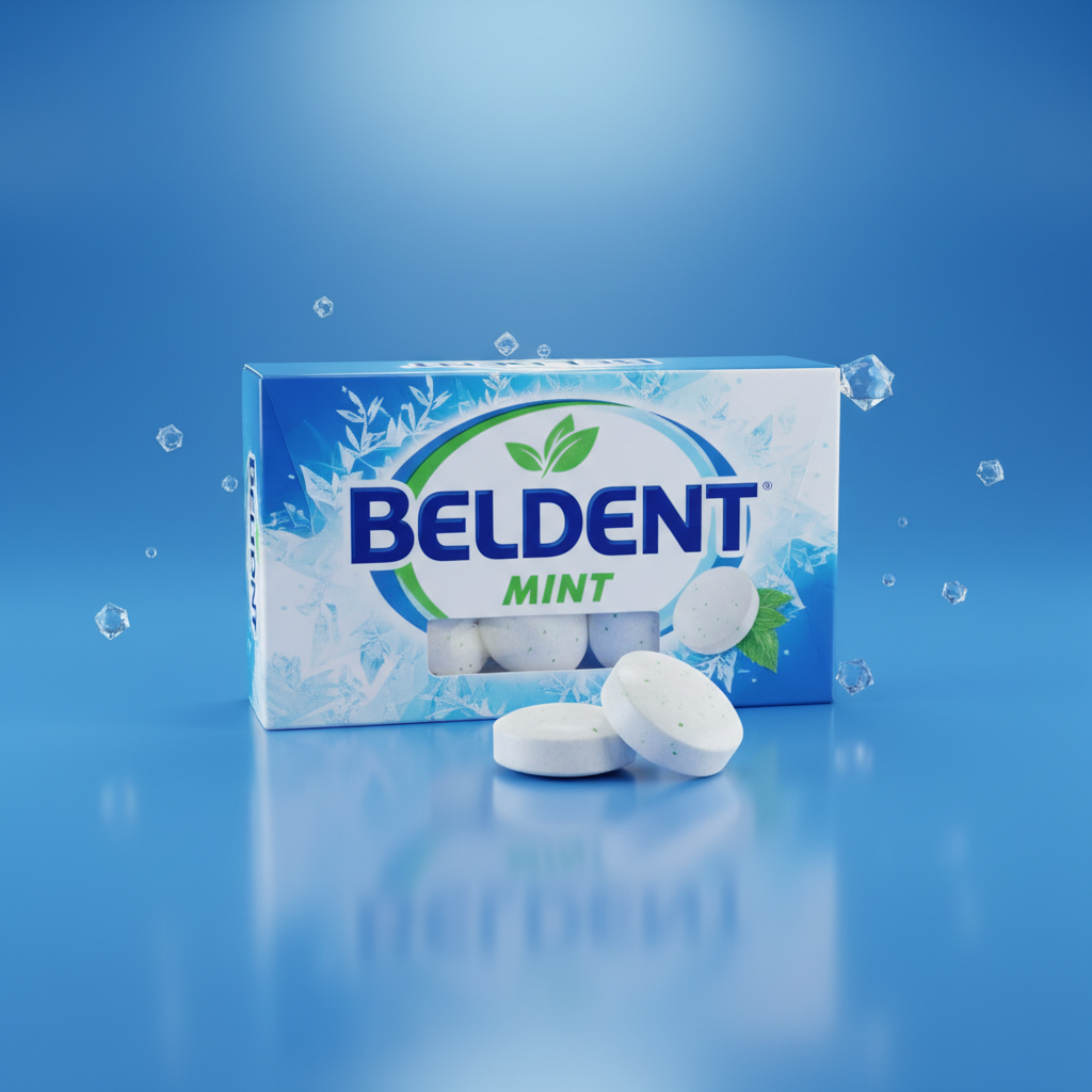 Paquete de chicles Beldent menta