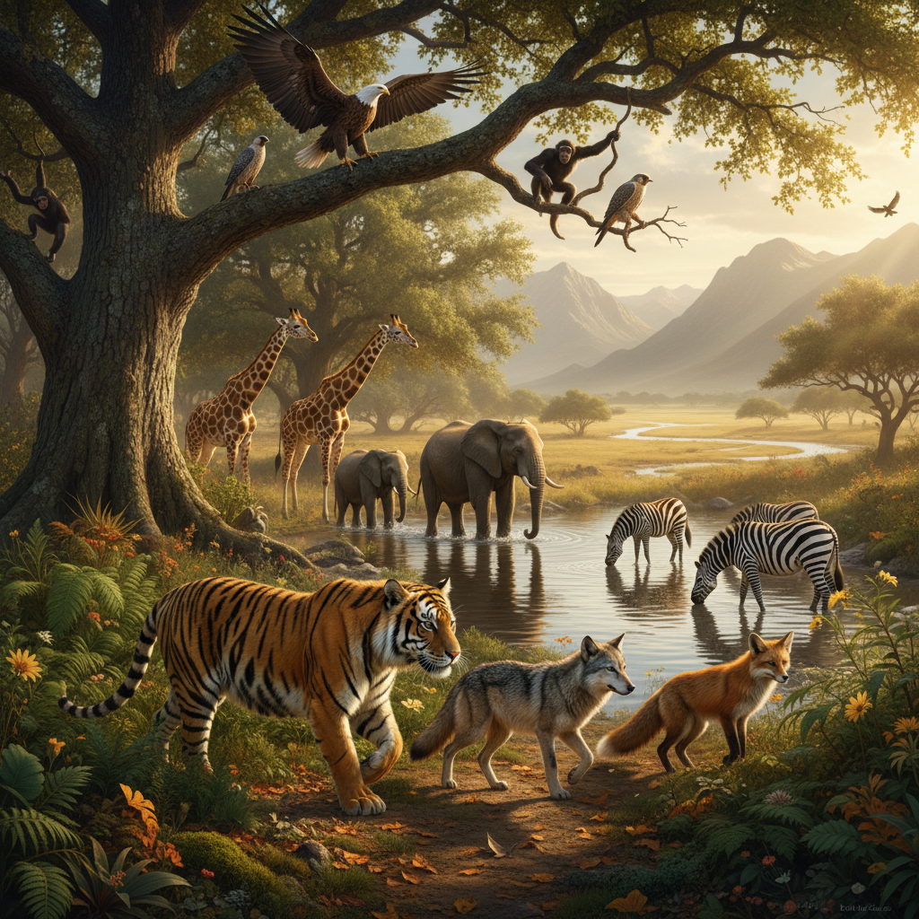 Wildlife photography in natural habitat
