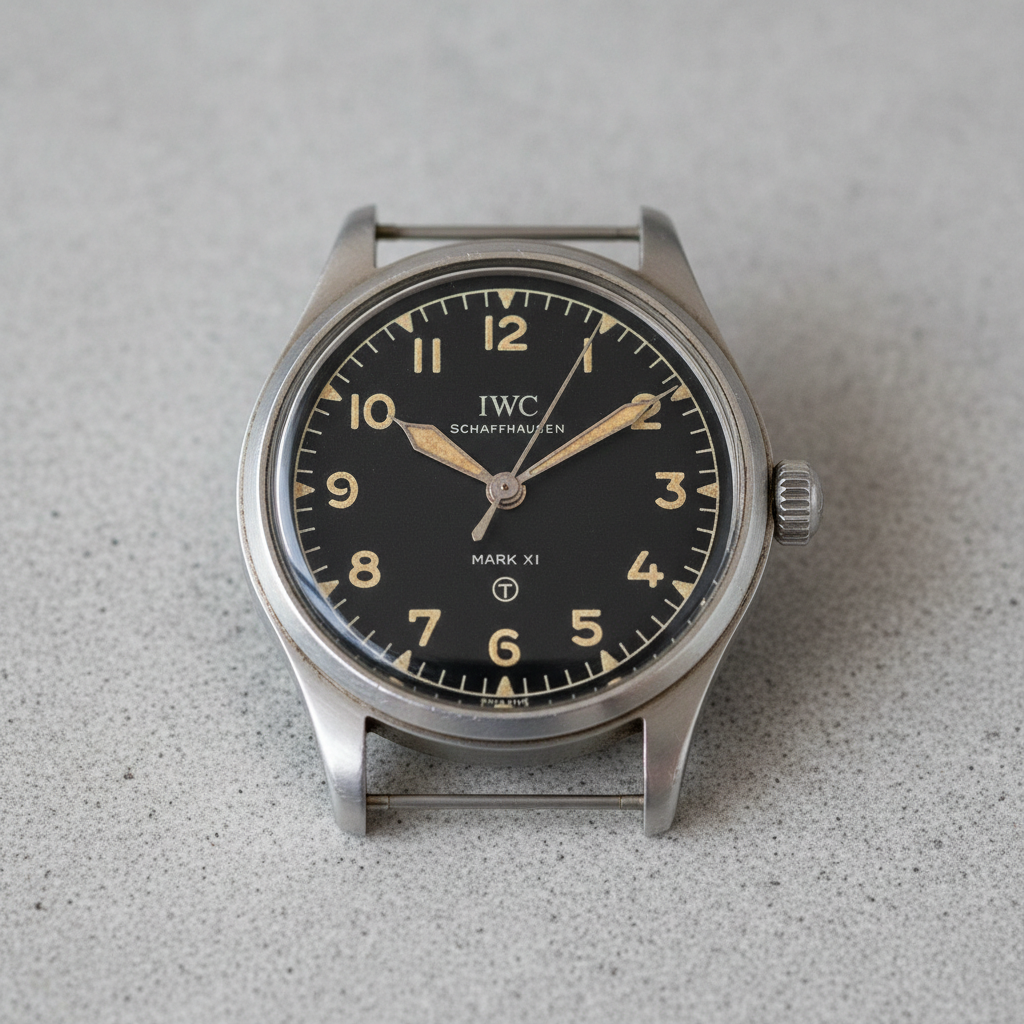 1952 IWC Mark XI RAF issue military pilot watch with original dial sold from Patina vault