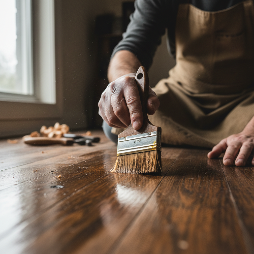 Operatore specializzato AntiTarlo applica trattamento termico a calore su mobile d'epoca in legno