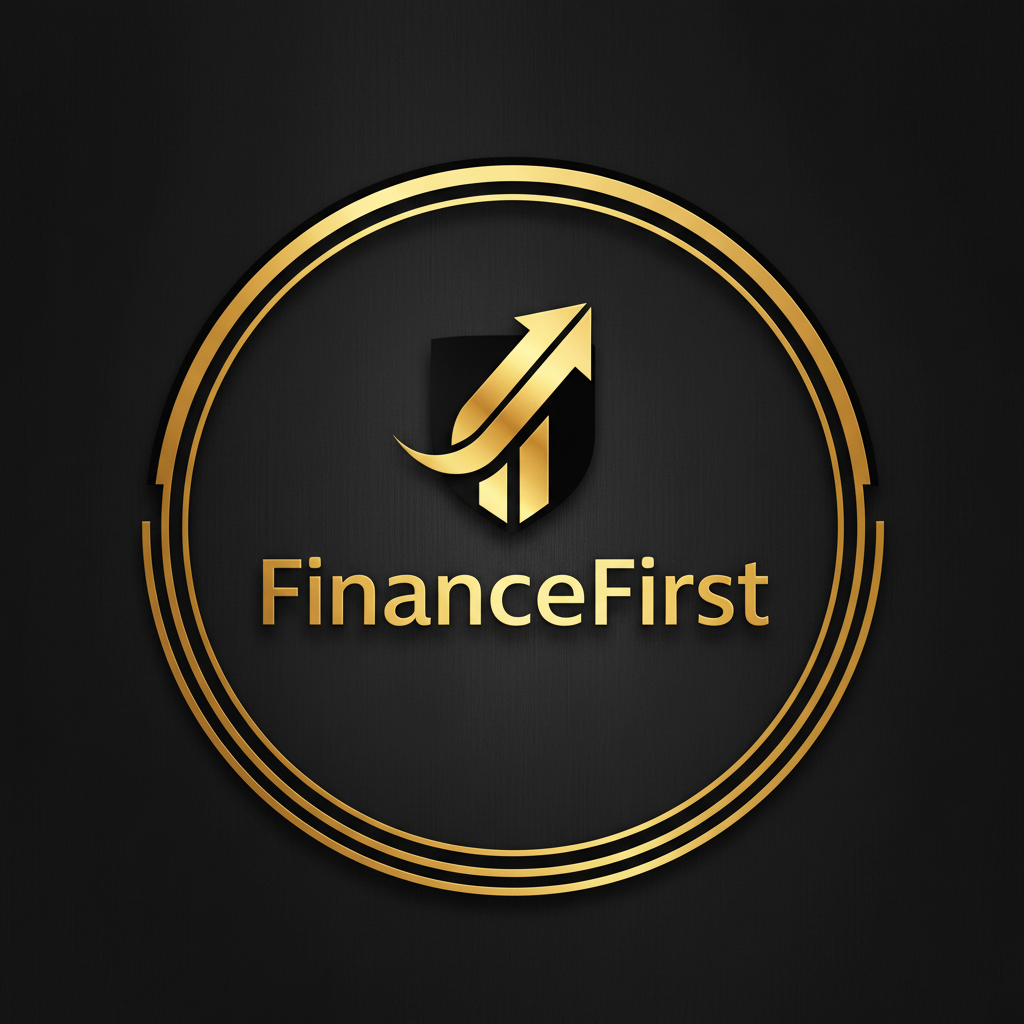 FinanceFirst company logo with green and gold design
