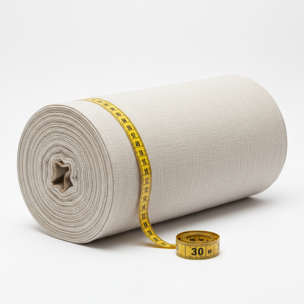 Synthetic fabric roll 100 meter polyester blend textile