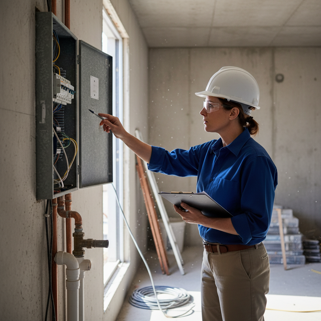 Nina Patel, senior electrician specializing in commercial electrical work and safety inspections