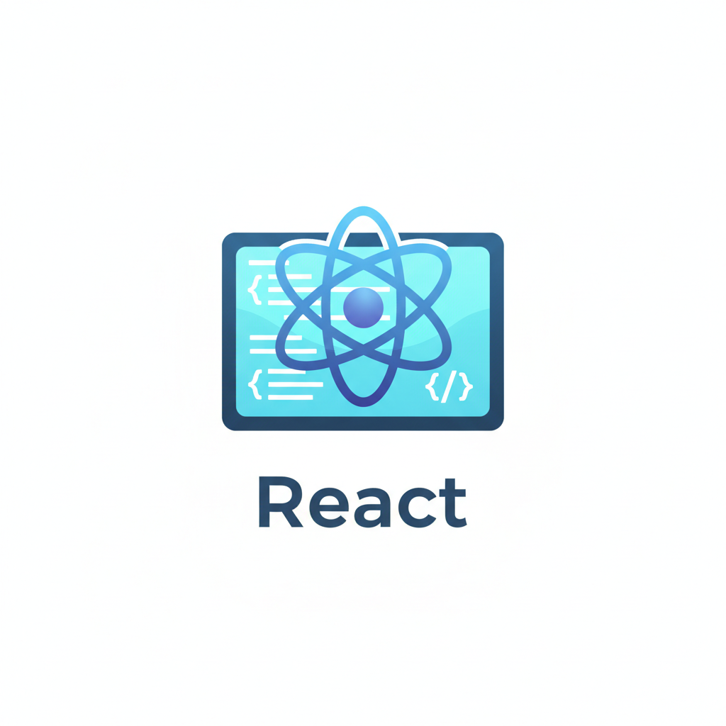 Code on laptop screen showing React component structure