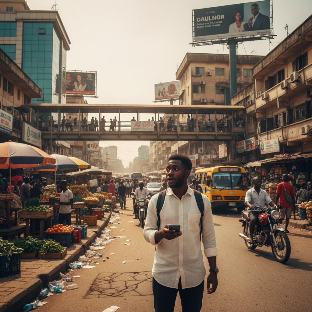 Portrait of Tunde Adeleke, customer of Nosky's Fashion