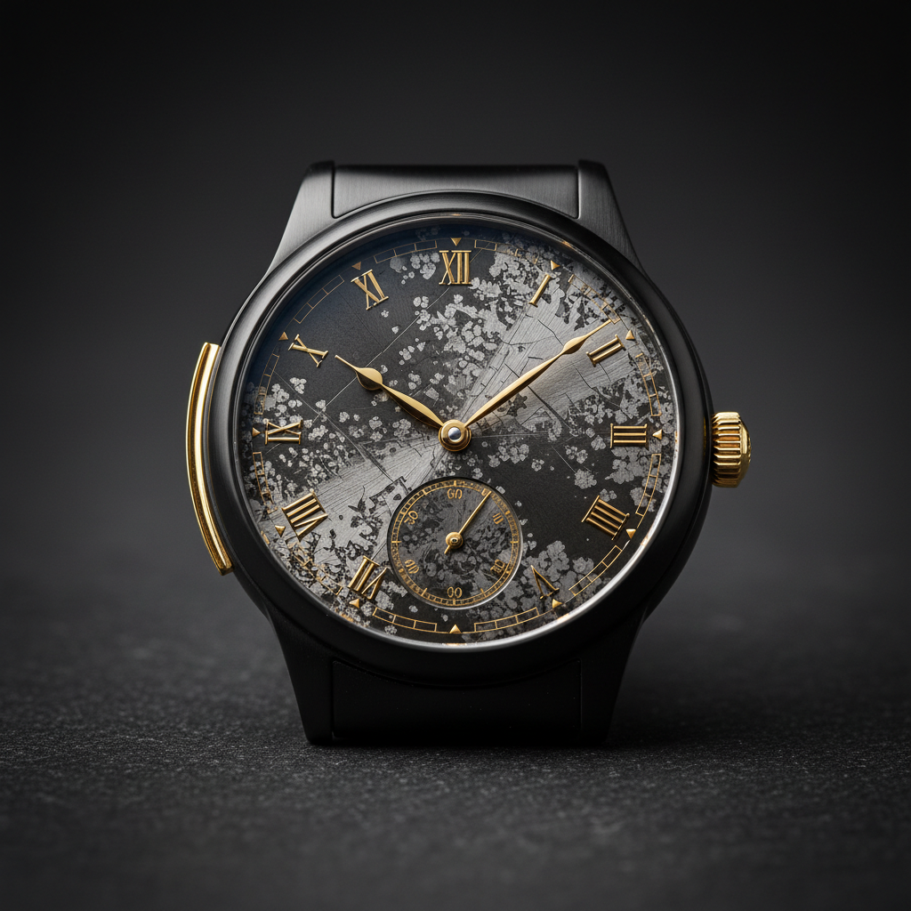 Minute repeater watch cathedral gongs black dial platinum markers