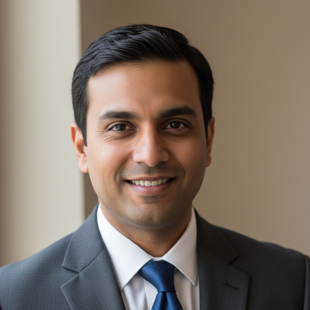 Indian man in his 50s looking healthy and energetic natural light portrait