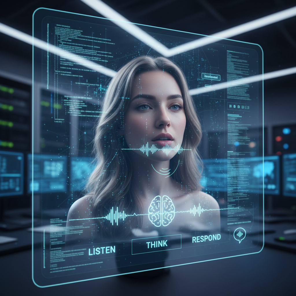 Abstract digital communication visualization