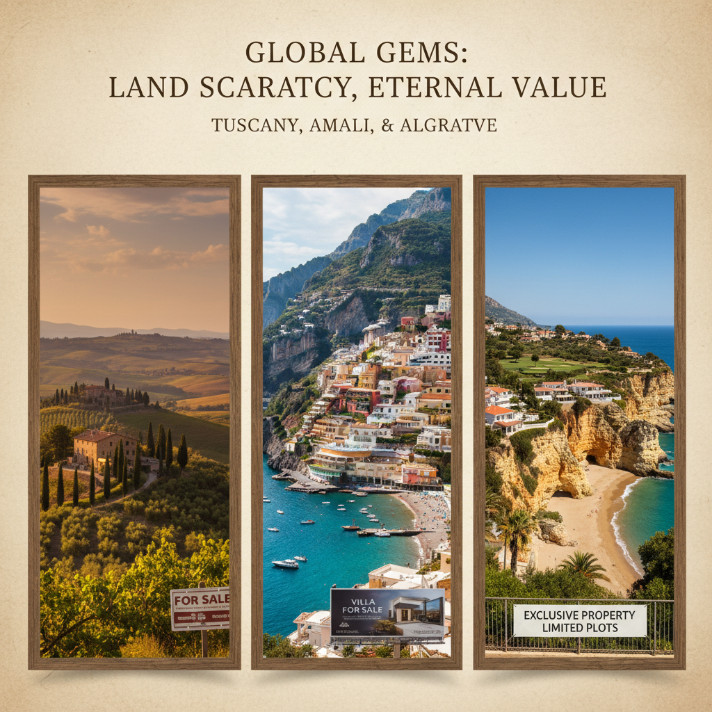 Investment map showing Mediterranean market properties and comparable sales