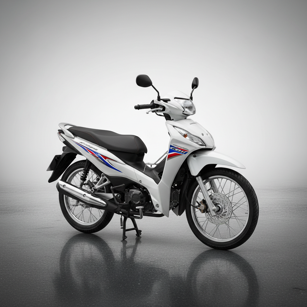 Honda Wave 110i commuter motorcycle, lightweight urban bike, practical transportation
