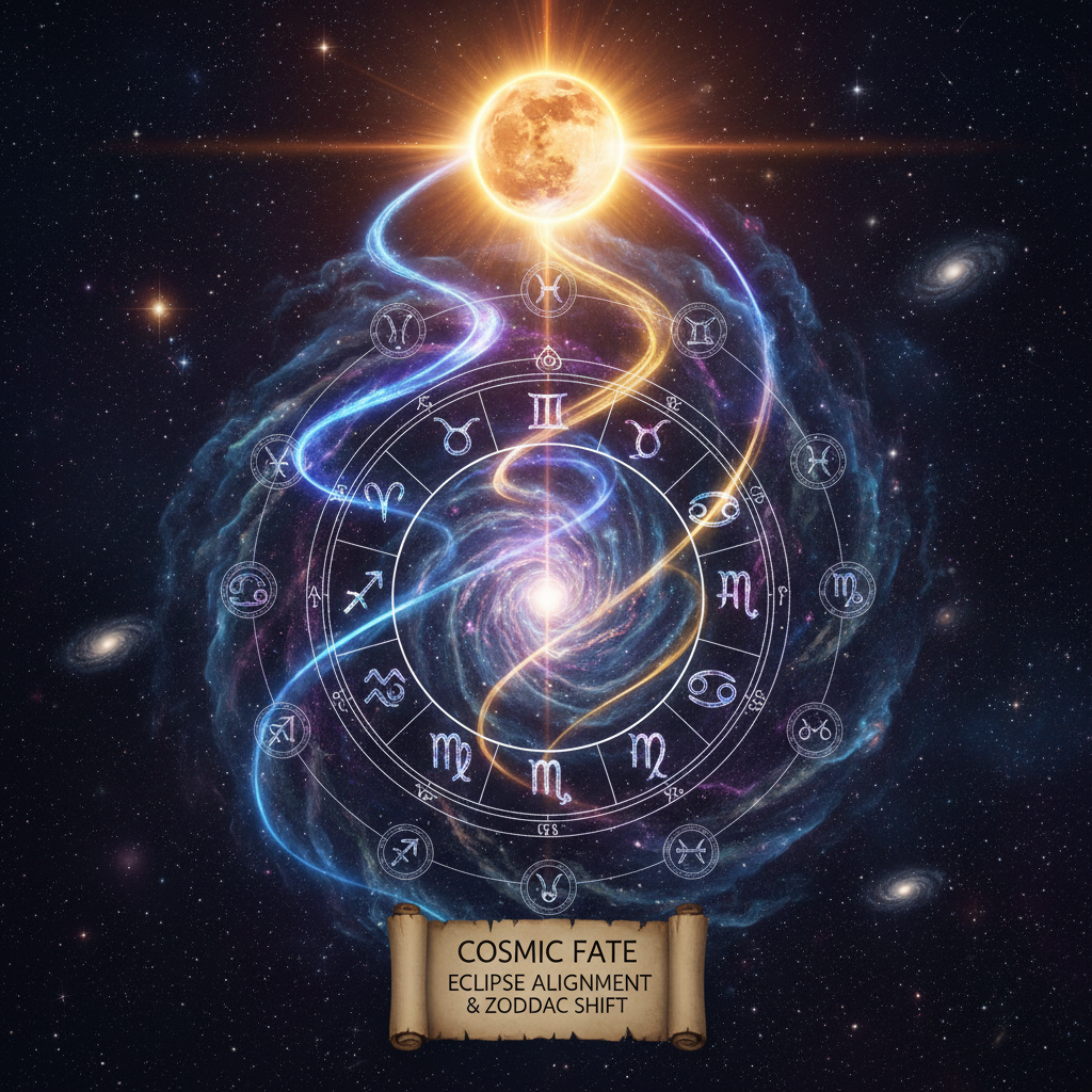 Solar eclipse cosmic event and its astrological impact on zodiac signs