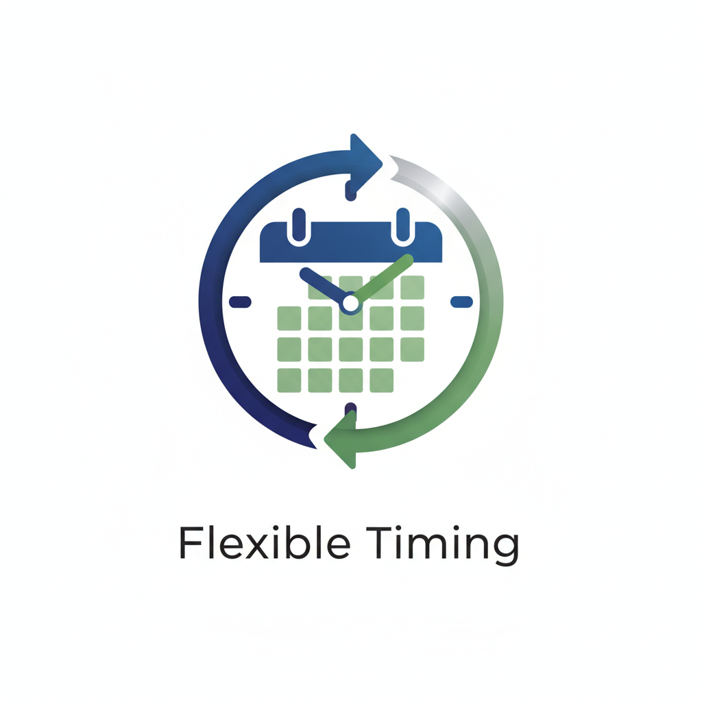 Flexible timing icon
