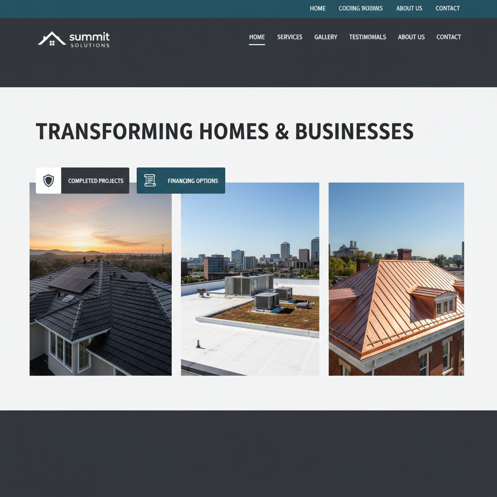 MacPhee's Metal Roofing — hidden fastener metal roofing website designed by Brousseau Design for Kensington PEI