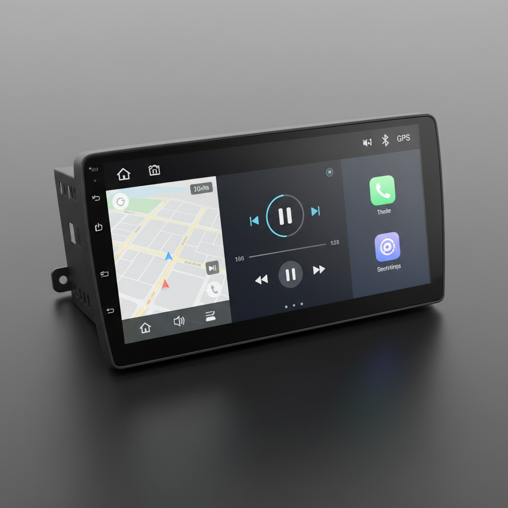 Blaupunkt 9 inch Android touchscreen car stereo player with GPS navigation