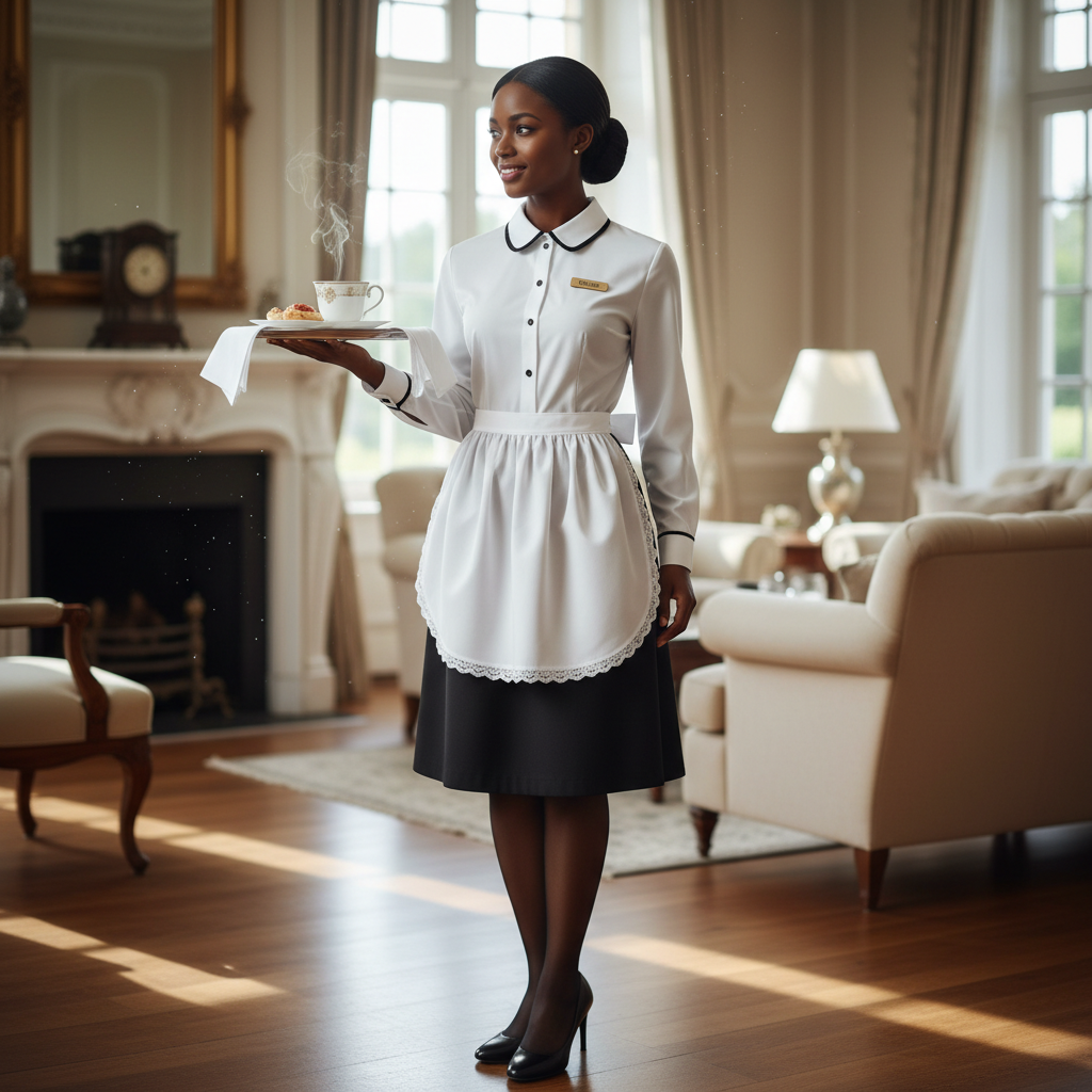 Employée de maison africaine professionnelle en service à Abidjan Côte d'Ivoire