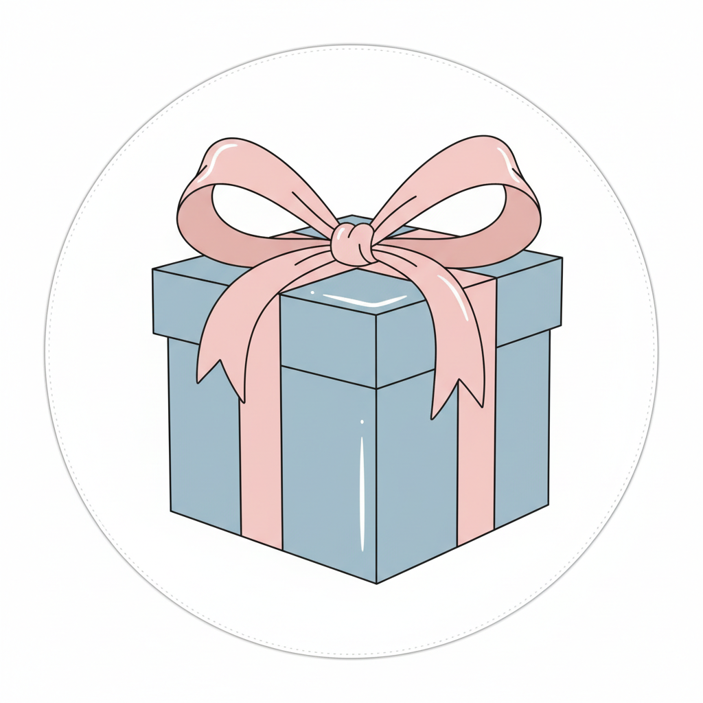 Schöner Geschenkgutschein mit Schleife und Blumen auf hellem Hintergrund