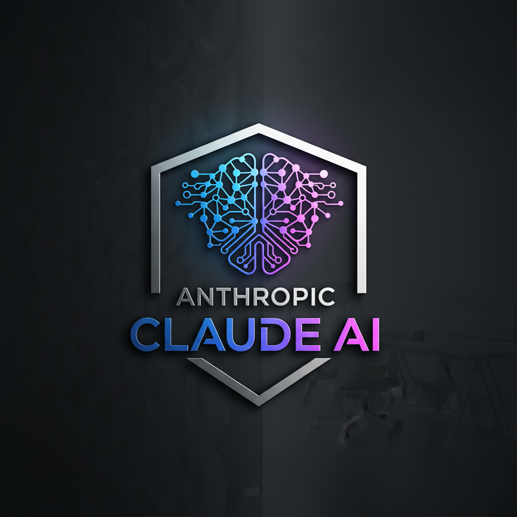 Anthropic headquarters with funding announcement and Claude AI logo