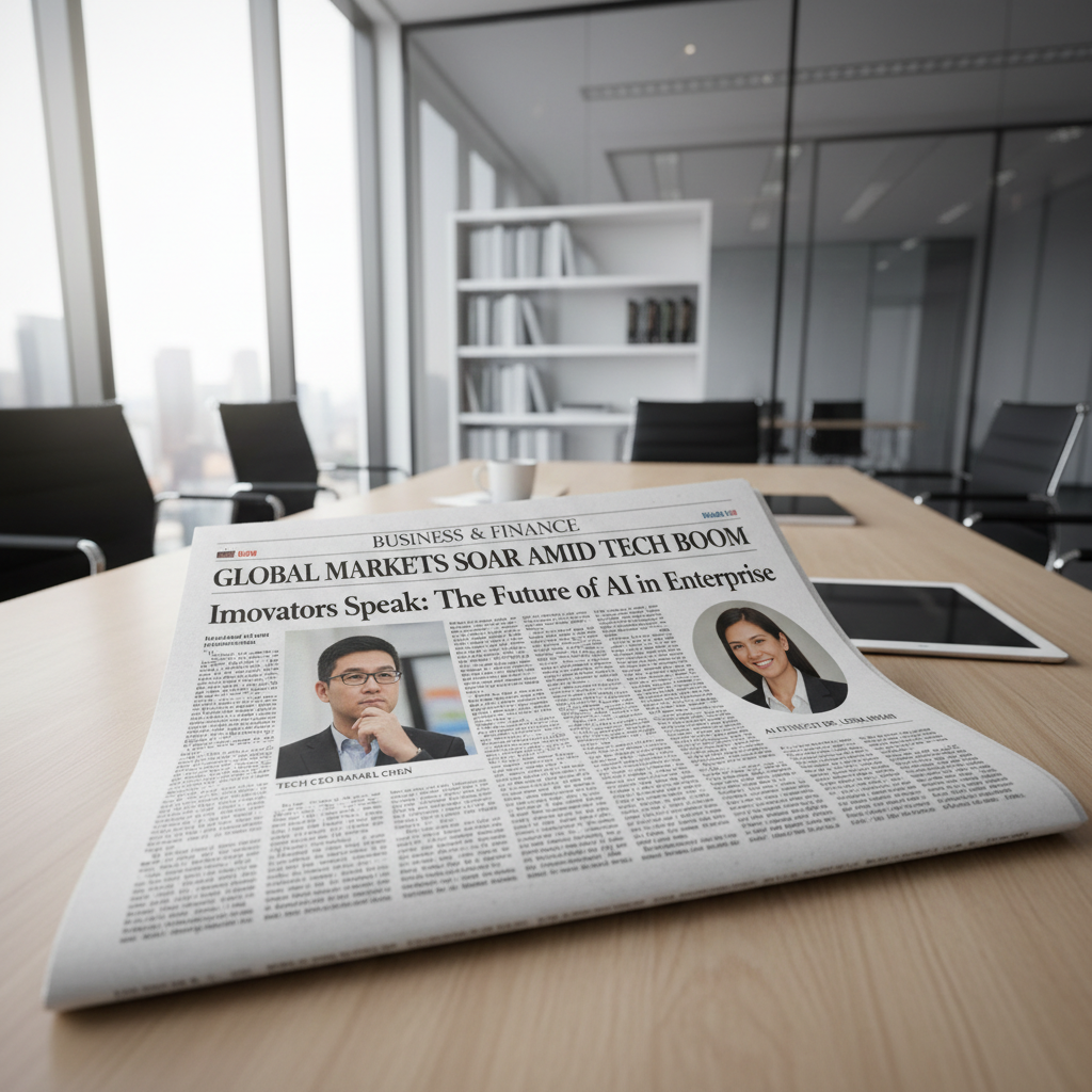 Business newspaper article