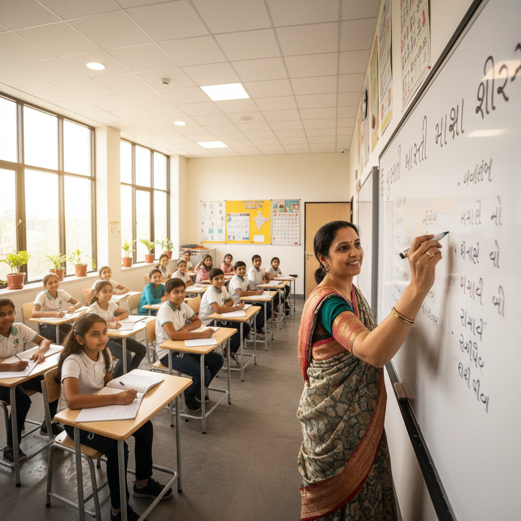 Manju Menon, Hindi language teacher